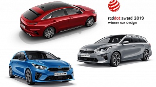 Три модели KIA удостоены наград 2019 Red Dot Awards